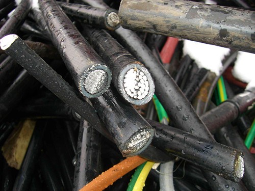 天河区大量收购废电缆回收现场结算