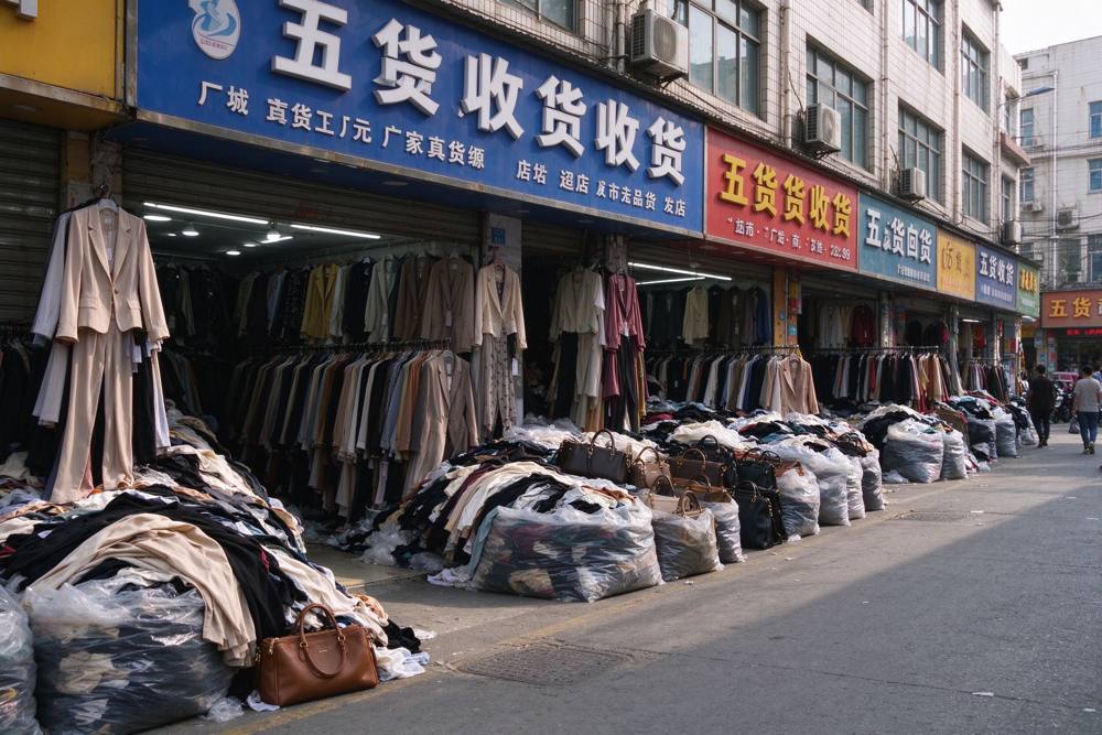 义乌五爱库存市场回收店铺